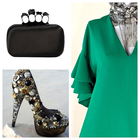 ZARA Woman Flutter Sleeves Relaxed Babydoll V-Cut Neckline Shift Dress - Picture 14 of 14